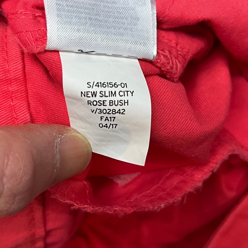 Gap Khakis Slim City Pants Womens 10 Regular Red Chino Trousers 416156-01-1 - Picture 10 of 13